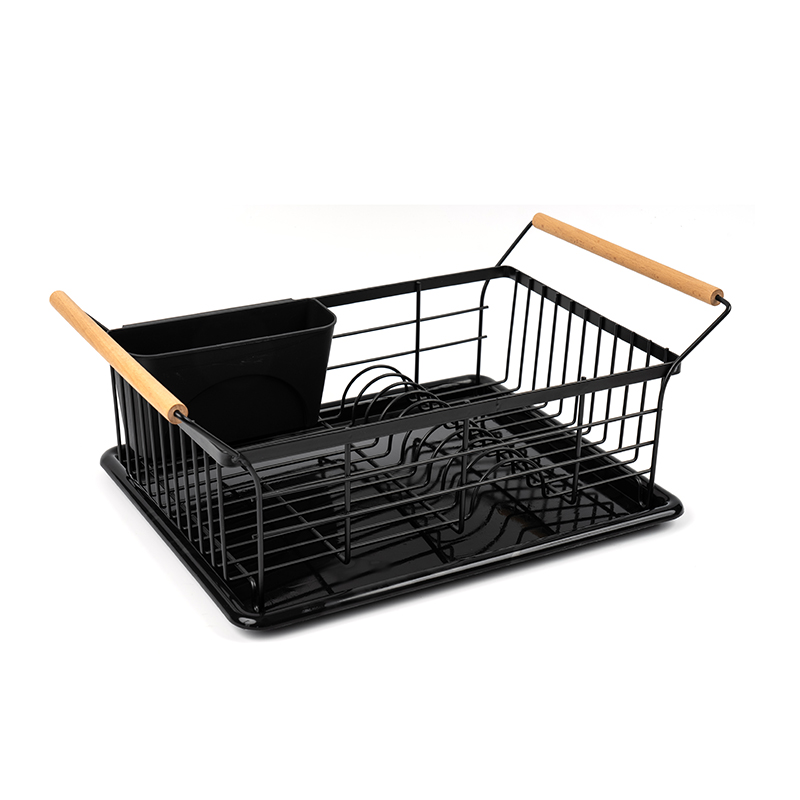 Giá phơi bát, đĩa có tay cầm bằng gỗ