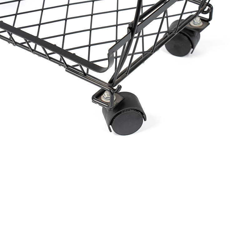 Giỏ rau quả 4 tầng có thể xếp chồng lên nhau có bánh xe lăn