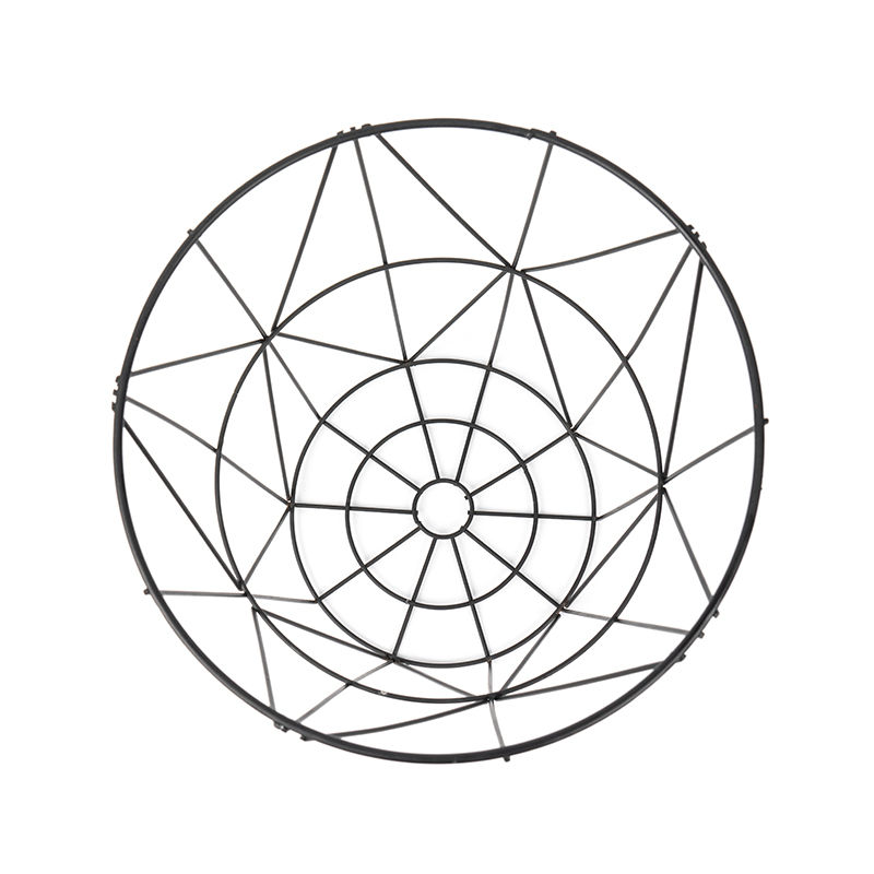 Thùng rác lưới tròn màu đen cho văn phòng & phòng ngủ