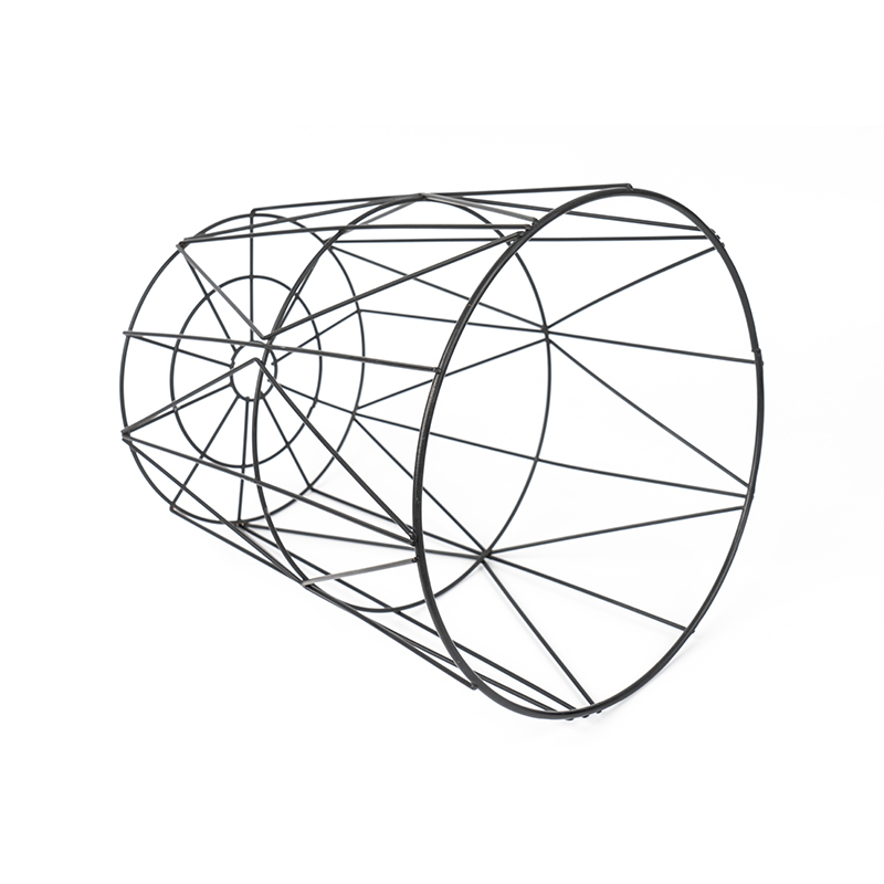 Thùng rác lưới tròn màu đen cho văn phòng & phòng ngủ