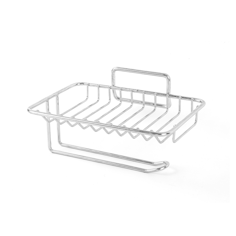 Đĩa xà phòng bằng gốm có khả năng tự thoát nước & chân đế bằng thép không gỉ