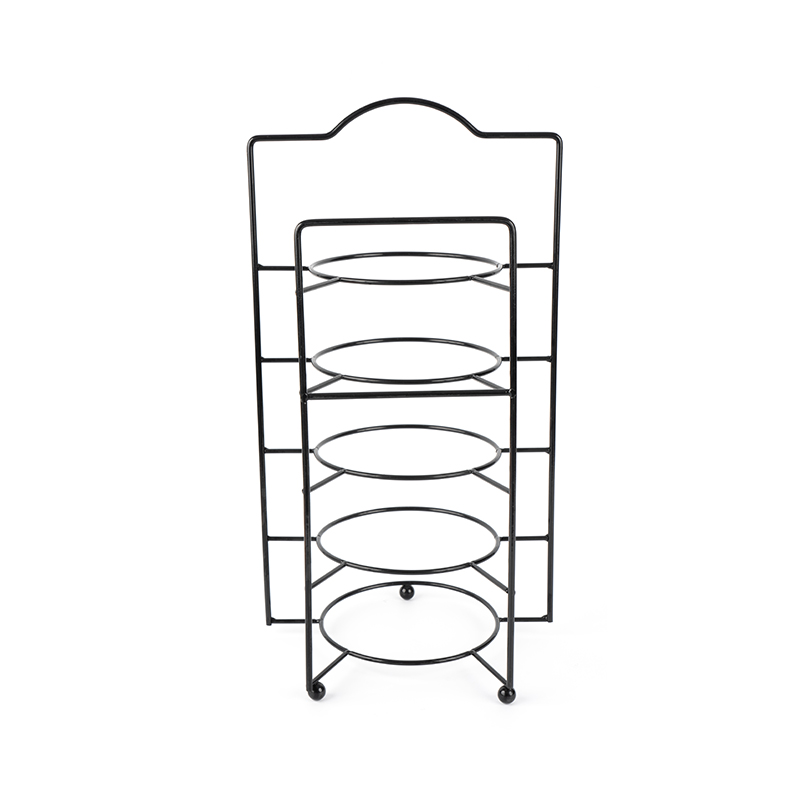 Bệ phục vụ nhiều tầng có bát và đĩa