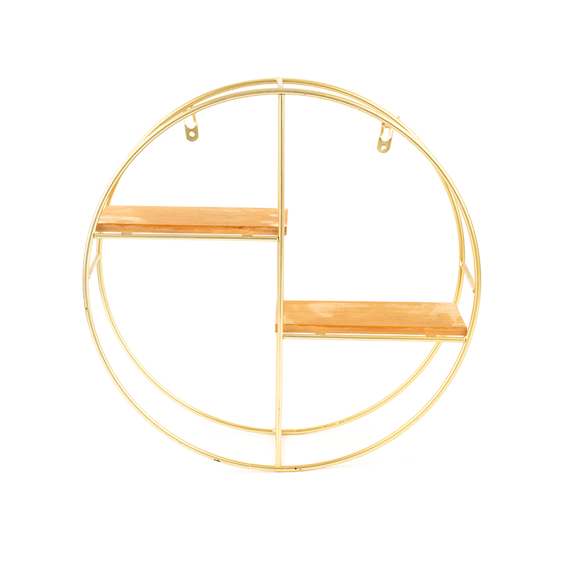 Kệ treo tường tròn vàng